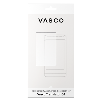 Protecteur d'écran en verre trempé pour le Vasco Translator Q1