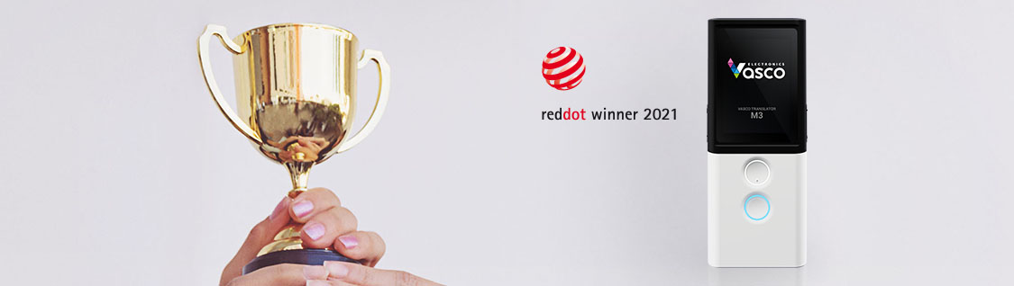 Vasco Translator M3 le gagnant de « l’Oscar du Design » Red Dot !