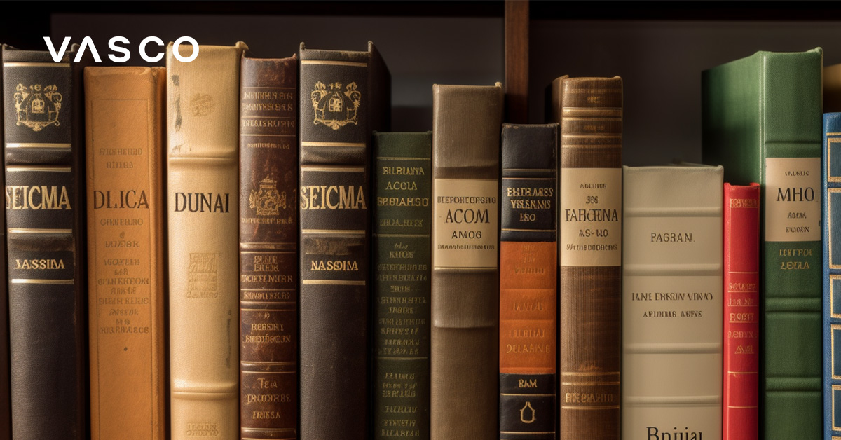 Une photo montrant de vieux livres sur une étagère.