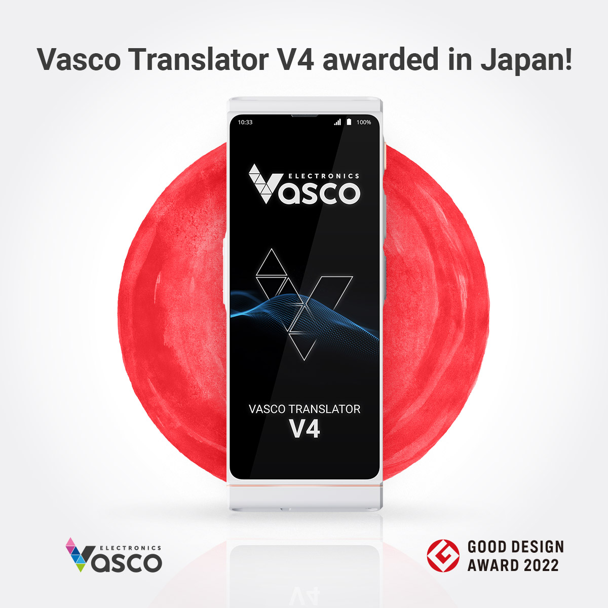 vasco v4 avec le prix Good design